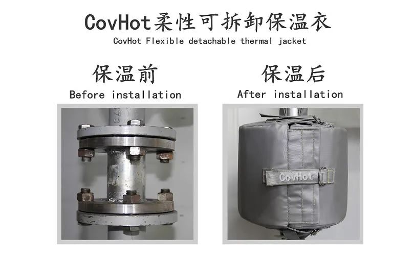 COVHOT?柔性可拆卸式<a href=http://www.dearbornperformance.com/e/tags/?tagname=%E4%BF%9D%E6%B8%A9%E8%A1%A3 target=_blank class=infotextkey>保溫衣</a>,蒸汽系統節能,節能保溫